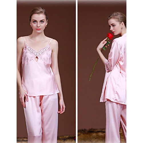Women Lace/Polyester/Silk/Spandex Slips/Lace Lingerie/Robes/Satin & Silk/Ultra Sexy/Suits Nightwear
