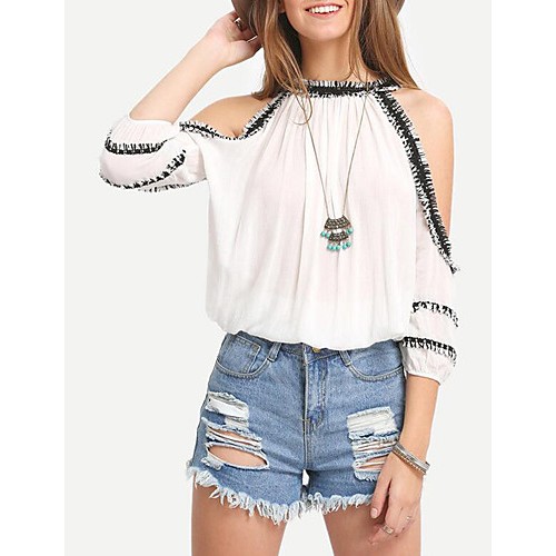Women's Casual/Daily Street chic Spring ...