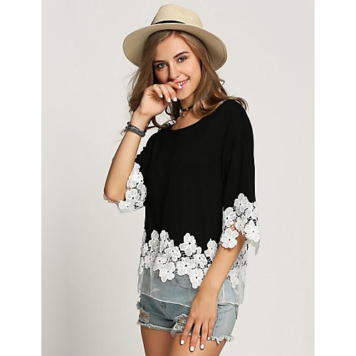 Women's Casual/Daily Street chic Summer ...