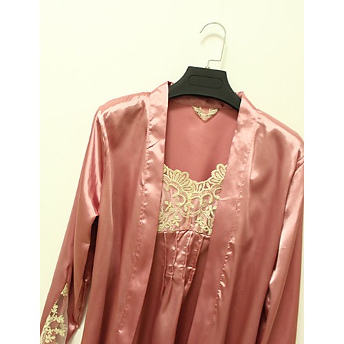 Women's Three Pieces Classic Pajamas With Rope
