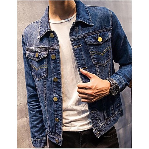 Men's Long Sleeve Casual Jacket,Cotton S...