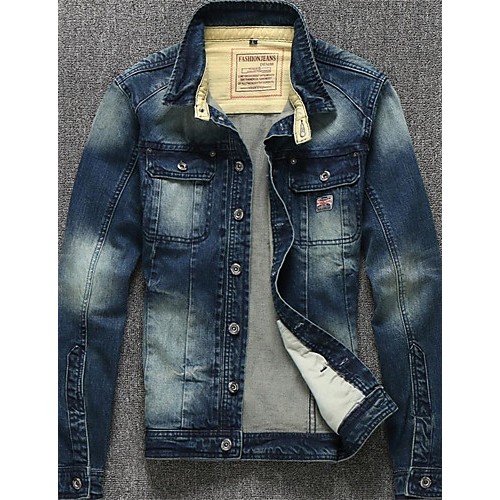 Men's Long Sleeve Plus Size Jacket,Cotto...