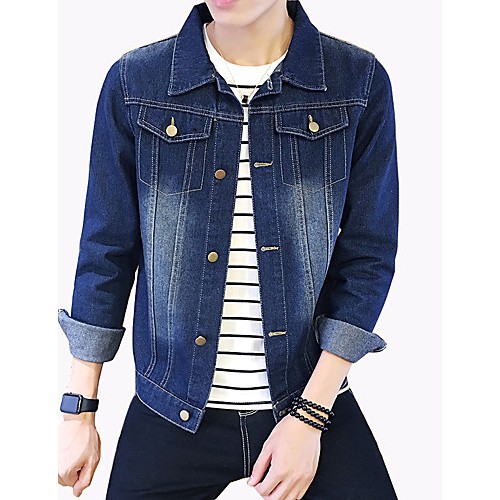 Men's Fashion Classical Solid Slim Fit C...