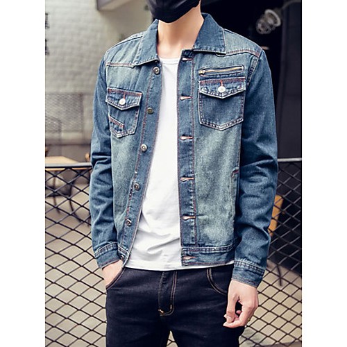 Men's Long Sleeve Casual Jacket,Cotton S...