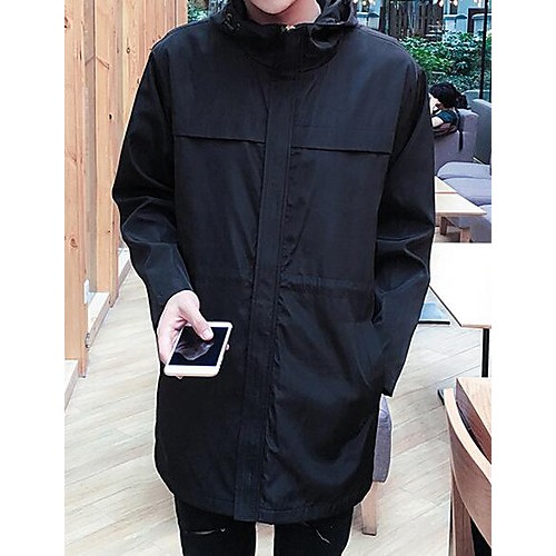 Men's Casual/Daily Simple Jackets,Solid ...