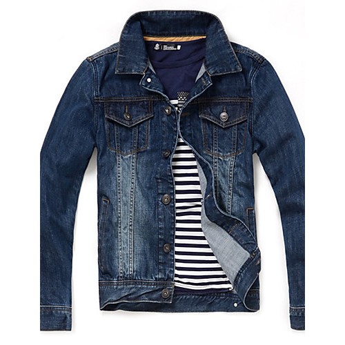 Men's Long Sleeve Casual Jacket,Cotton S...