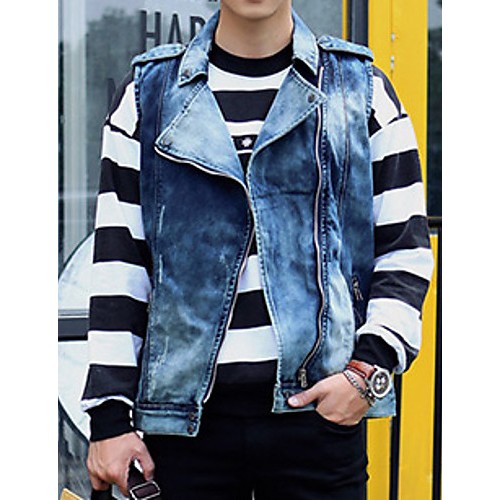 Men's Sleeveless Casual Jacket,Cotton So...